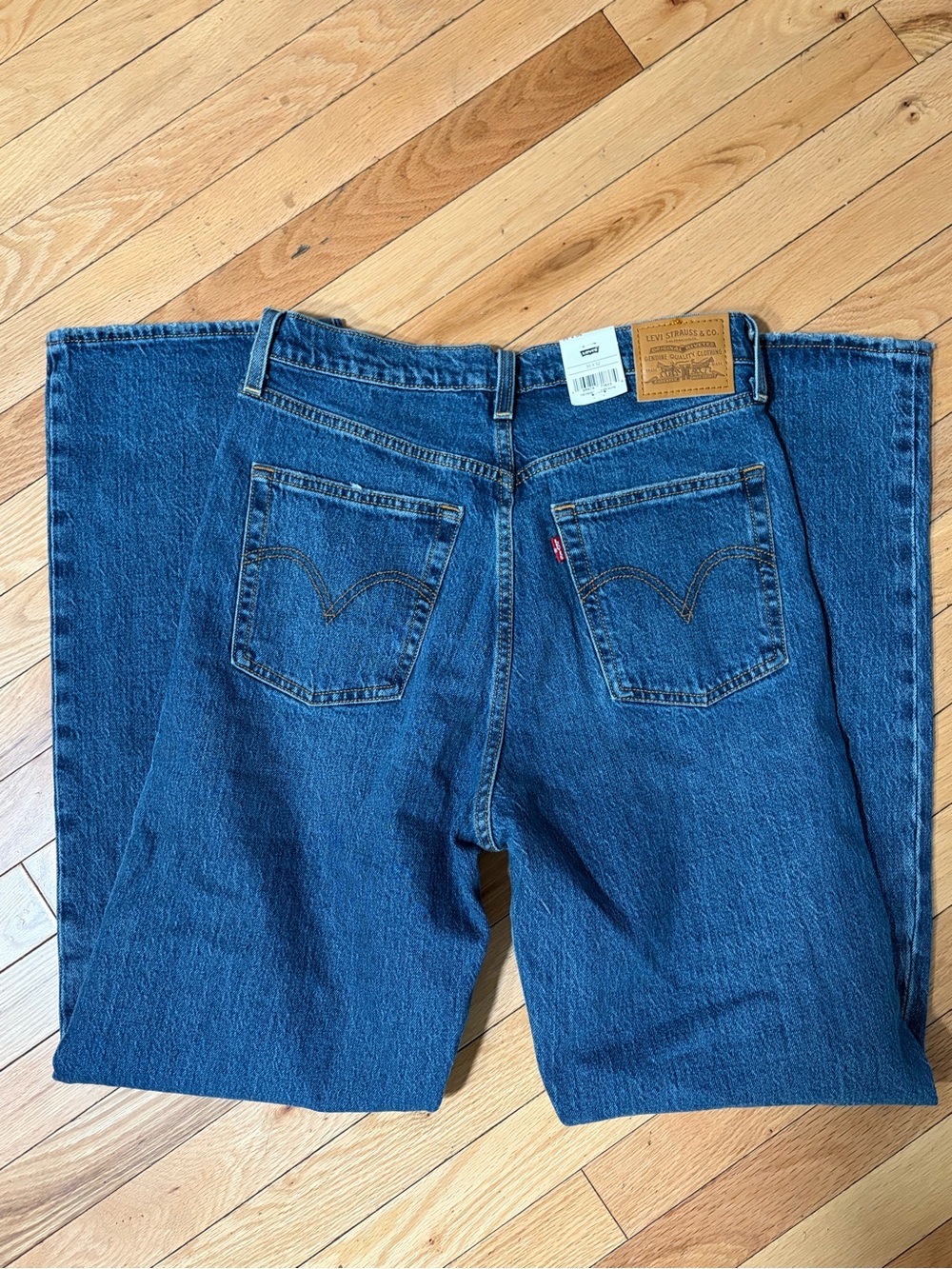 Levi's Ribcage Straight Leg Jeans 30x32 - Picture 4 of 4